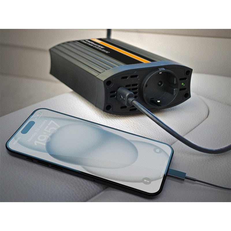 МОНОФАЗЕН ТОКОВ ИНВЕРТОР OEINVU150 POWERINVERT 12V DC 150W С ЕДИН КОНТАКТ OSRAM