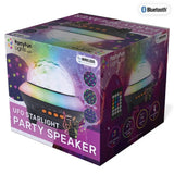 Парти Bluetooth високоговорител UFO със светлинни ефекти Zynora UFO Light Show – Преносима тонколона с диско проектор, 2000 mAh батерия, USB и дистанционно управление
