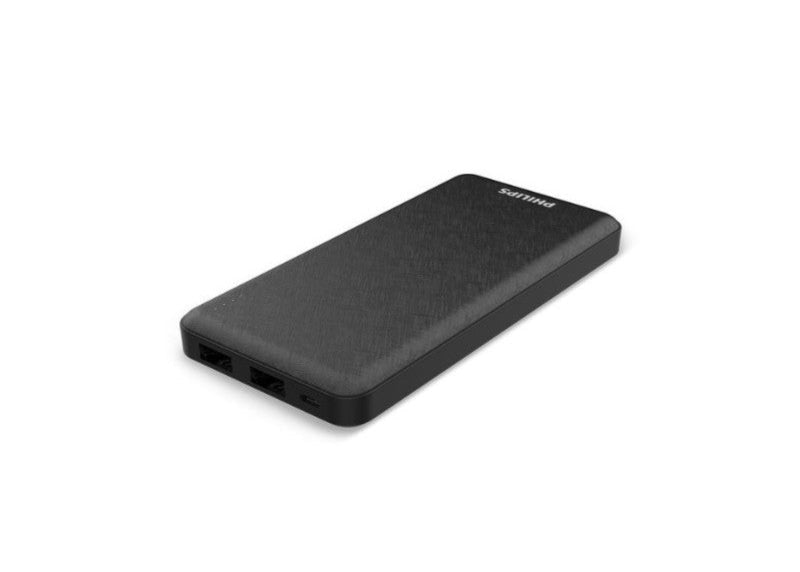 БЪРЗ POWER BANK(ВЪНШНА БАТЕРИЯ) 10 000mAh DLP1810NV PHILIPS - ЧЕРЕН