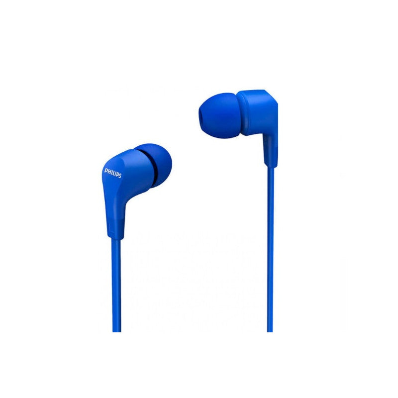 АУДИО СЛУШАЛКИ ТИП ТАПИ С МИКРОФОН TAE1105BL PHILIPS - СИН