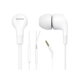 АУДИО СЛУШАЛКИ ТИП ТАПИ С МИКРОФОН TAE1105WT PHILIPS - БЯЛ