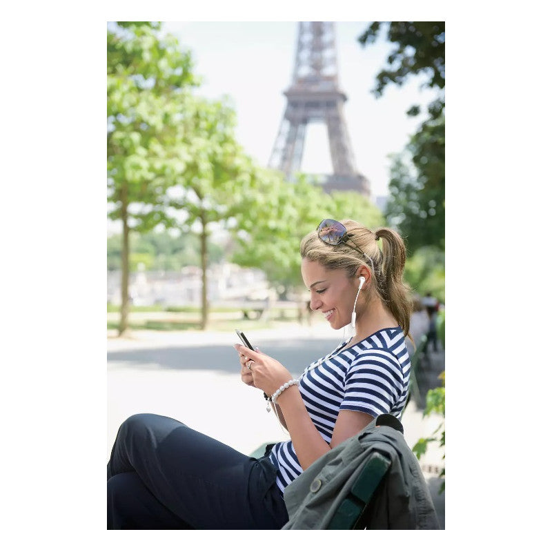 АУДИО СЛУШАЛКИ ТИП ТАПИ С МИКРОФОН TAE1105WT PHILIPS - БЯЛ