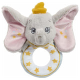 Мека бебешка ринг дрънкалка Dumbo Disney – Вълшебни първи звуци и нежни пастелни открития
