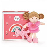 Луксозна бебешка плюшена кукла в подаръчна кутия Doudou Rose – Премиум първа кукла за гушкане със сладко мече (21 см)