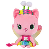 Светеща интерактивна плюшена играчка Gabby's Dollhouse Коте Фея – Музикално-светлинно котенце в дъгова рокля с крилца (35 см)