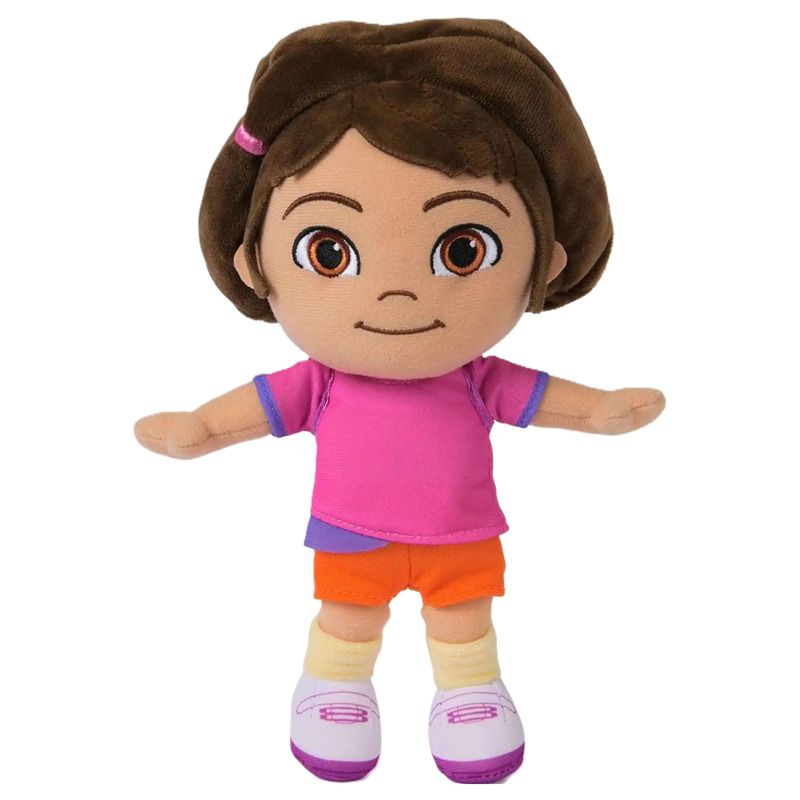 Детска плюшена кукла Дора Изследователката Dora the Explorer – Приключенска мека кукла за игра и гушкане (20 см)