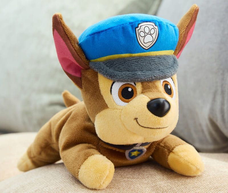 Детско плюшено полицейско кученце Чейс Пес Патрул PAW Patrol – Мека играчка Чейс за игра, гушкане и колекция (30 см)
