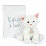 Луксозна бебешка плюшена играчка Коте Baby Cat Doudou et Compagnie – Френско меко котенце в подаръчна кутия (18 см)