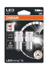 АВТОМОБИЛНА LED ЛАМПА 7506DRP-02B 1,4W 12V P21W ЧЕРВЕНИ BA15S OSRAM