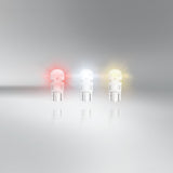 АВТОМОБИЛНА LED ЛАМПА T10 Червен 2825DRP-02B 12V W5W 6000K 1W W2.1X9.5D OSRAM