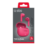 БЕЗЖИЧНИ СЛУШАЛКИ BLUETOOTH TWS СЛУШАЛКИ ONE COLOR SBS -РОЗОВ