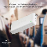 POWER BANK(ВЪНШНА БАТЕРИЯ) 20 000mAh,1xUSB C,1xUSB A,AFC SBS - WHITE