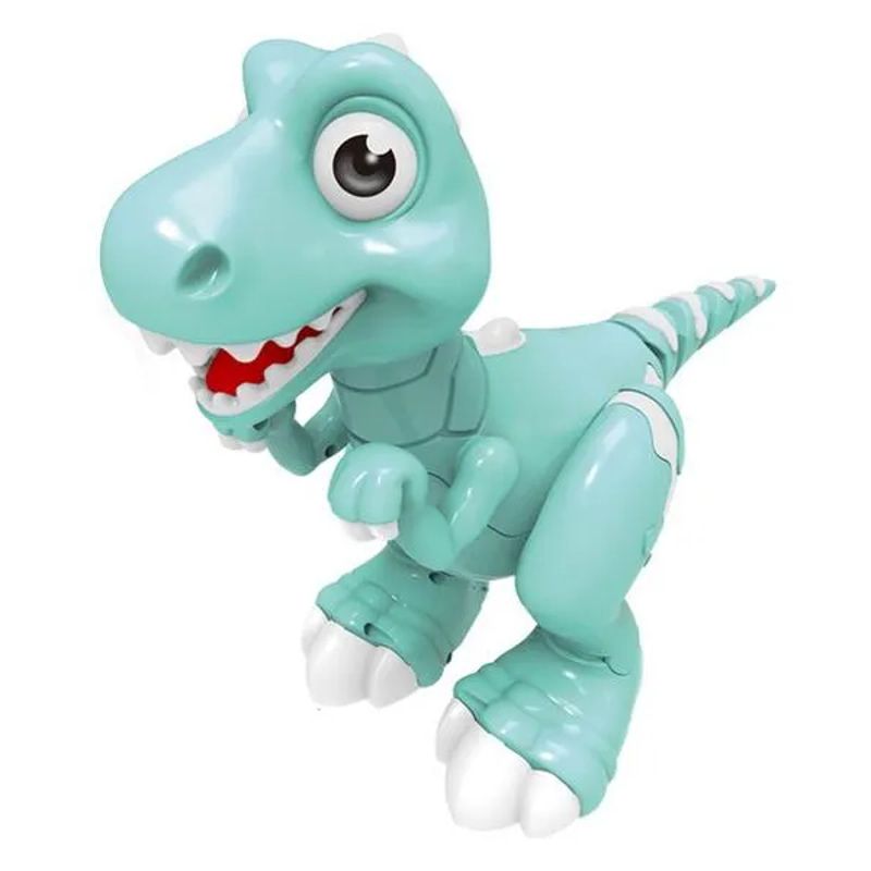 Интерактивен динозавър робот Zynora Smart Dinosaur – Умен радиоуправляем робот с ефект на истинска пара, сензори за жестове и емоции (3 години +)