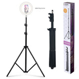 Регулируем метален статив за осветление, телефон и камера Zynora Studio Tripod Stand (71 cm – 210 cm) – Сгъваема стоманена стойка с 6 mm (1/4") резба