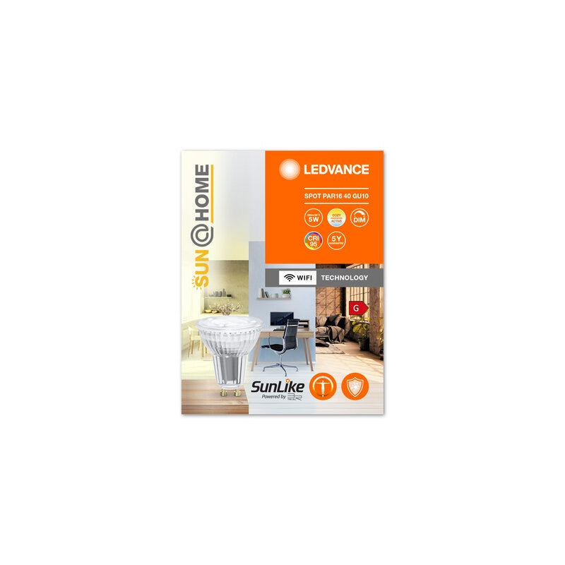 LED ЛАМПА SUN@HOME SPOT PAR16 40 GU10 TW LEDVANCE