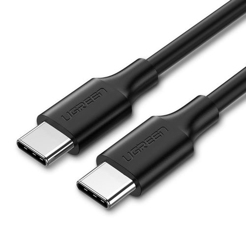 Кабел UGREEN US286, USB-C към USB-C, 3A, 60W, 1м, Черен