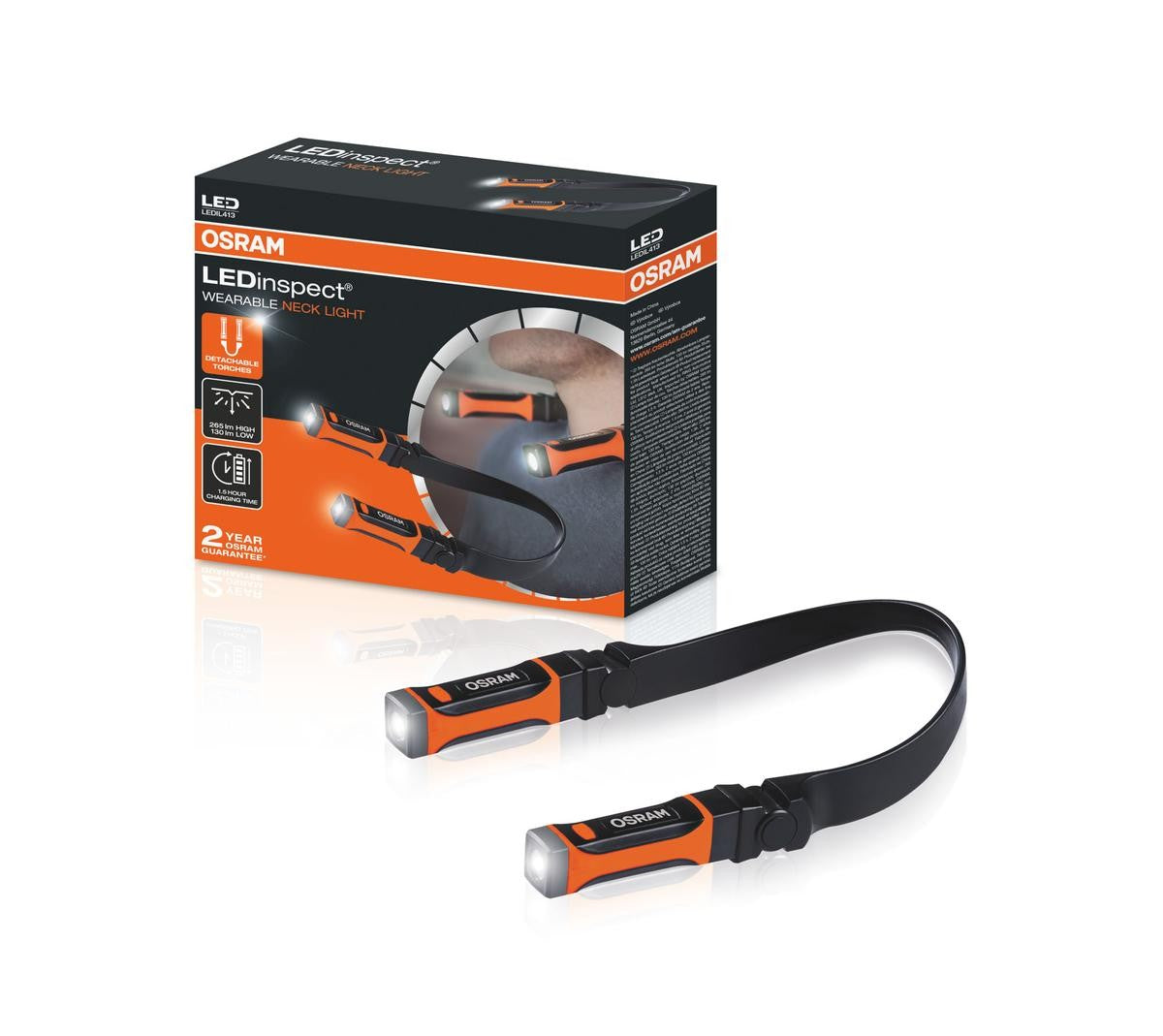 РАБОТНА LED ЛАМПА ЗА ВРАТ LEDINSPECT LEDIL413 WEARABLE NECK LIGHT OSRAM