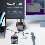 CD268 ЗАРЯДНО УСТРОЙСТВО 220V 2xUSB-C,2xUSBA,3хAC,65W UGREEN