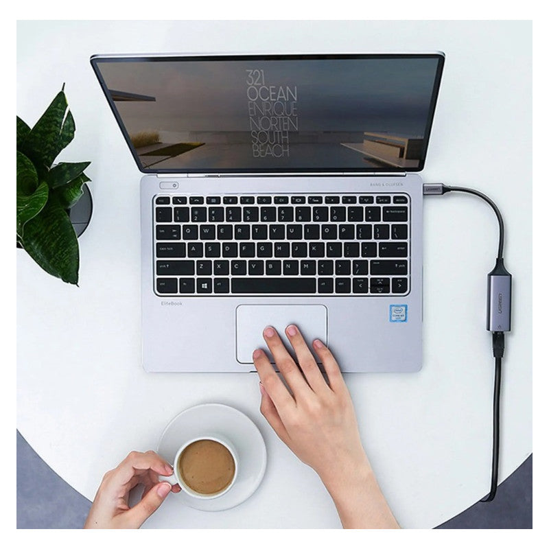 ИНТЕРНЕТ АДАПТЕР USB-C/RJ45 CM199 UGREEN - МЕТАЛ