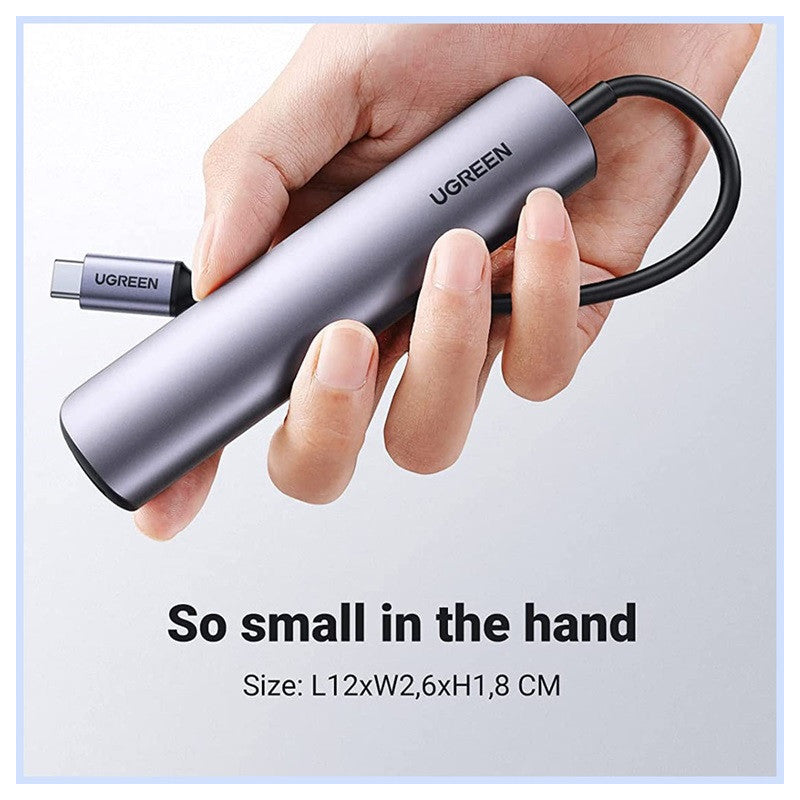 МУЛТИФУНКЦИОНАЛЕН АДАПТЕР 5in1 HDMI 4K-60Hz/RJ45 CM418 UGREEN