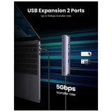 МУЛТИФУНКЦИОНАЛЕН АДАПТЕР 5in1 HDMI 4K-60Hz/RJ45 CM418 UGREEN