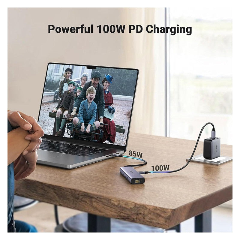МУЛТИФУНКЦИОНАЛЕН АДАПТЕР 6in1 HDMI/USB A/SD+PD CM51 UGREEN1