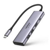 МУЛТИФУНКЦИОНАЛЕН АДАПТЕР 6in1 HDMI/USB A/SD+PD CM51 UGREEN1
