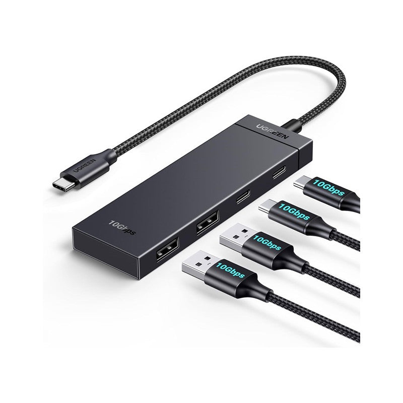 ХЪБ 2xUSB3.0A,2xUSB-C 3.2,INPUT USB-C CМ806 UGREEN