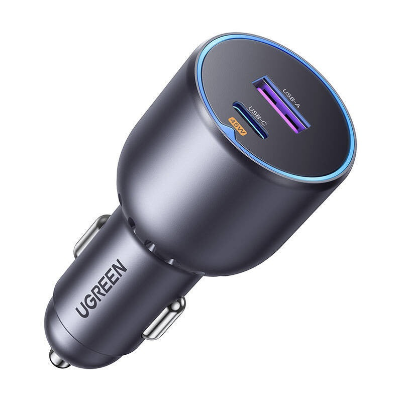 ЗАРЯДНО ЗА КОЛА 1xUSB-C+1xUSB A,63W EC701 UGREEN