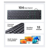 КЛАВИАТУРА BG, CHOCOLATE MEMBR, 1.5m KU004 UGREEN