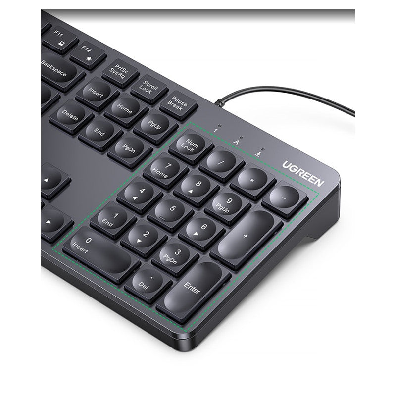 КЛАВИАТУРА BG, CHOCOLATE MEMBR, 1.5m KU004 UGREEN