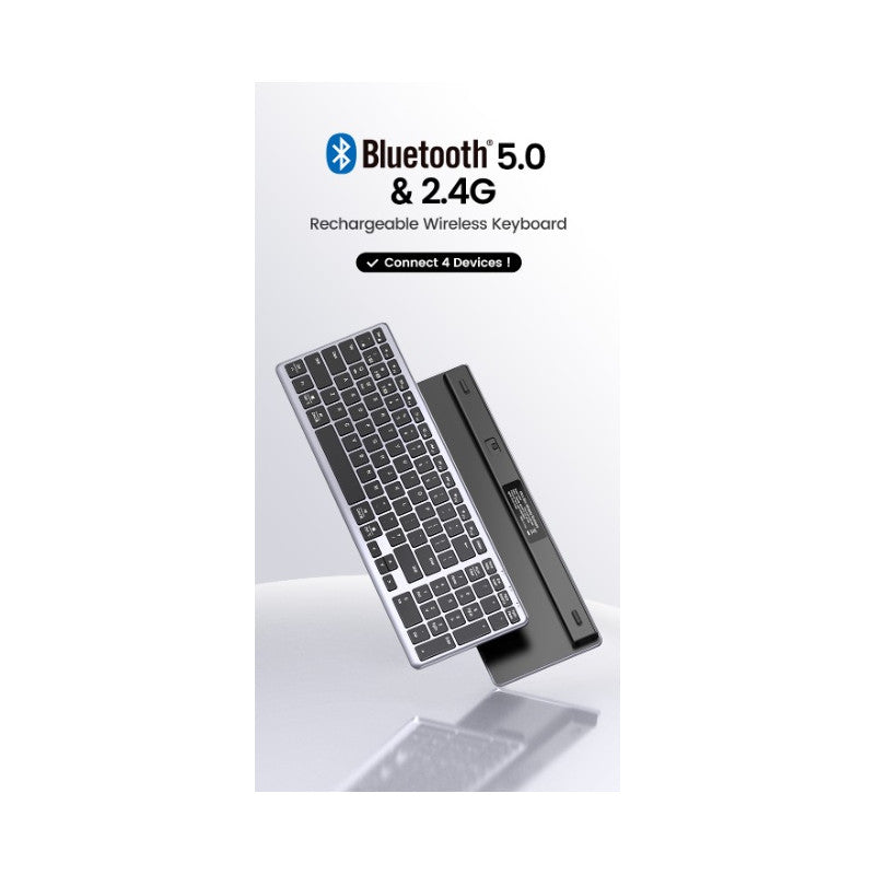 КЛАВИАТУРА БЕЗЖИЧНА KU005 ULTRA SLIM UGREEN
