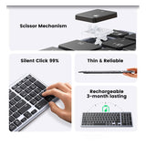 КЛАВИАТУРА БЕЗЖИЧНА KU005 ULTRA SLIM UGREEN