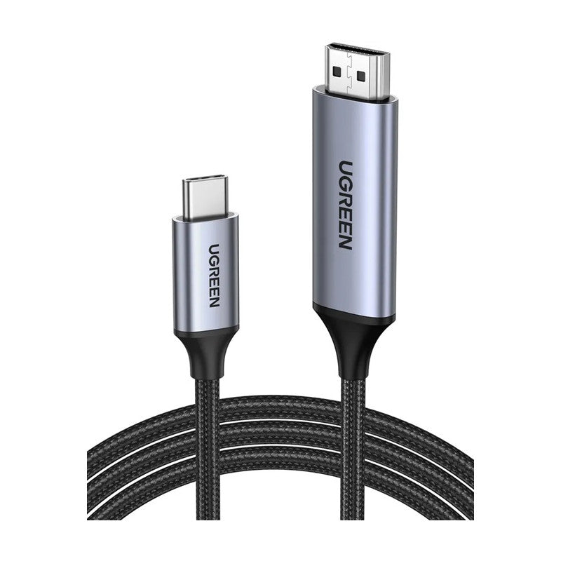 КАБЕЛ USB-C/HDMI 4K UHD ПЛЕТЕН С ДЪЛЖИНА 1.5m MM142 UGREEN