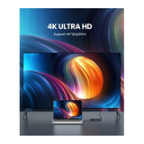 КАБЕЛ USB-C/HDMI 4K UHD ПЛЕТЕН С ДЪЛЖИНА 1.5m MM142 UGREEN