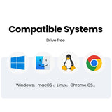 КОМПЮТЪРНА МИШКА С ДЪЛЖИНА НА КАБЕЛА 1.5m MU007 UGREEN - ЧЕРЕН