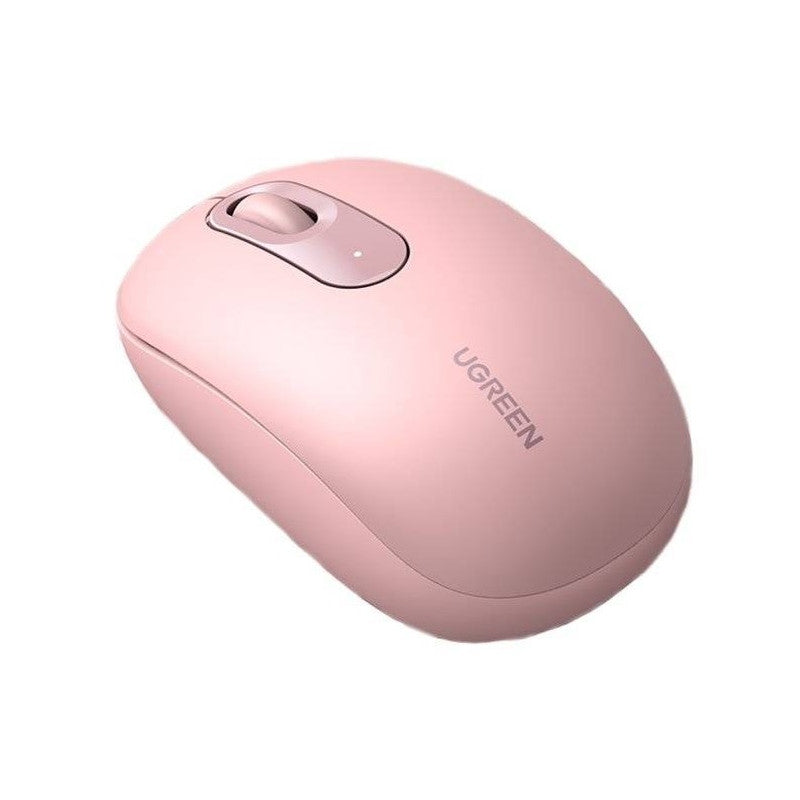 БЕЗЖИЧНА КОМПЮТЪРНА МИШКА 2400 dpi МU105 UGREEN - CHERRY PINK