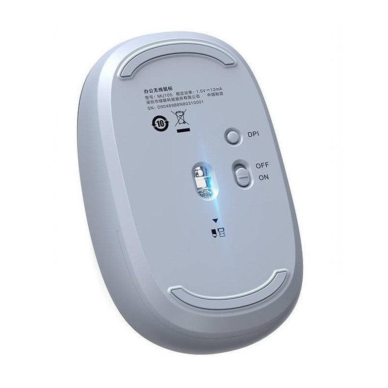 БЕЗЖИЧНА КОМПЮТЪРНА МИШКА 2400 Dpi МU105 UGREEN - DUSTY BLUE