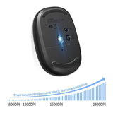 БЕЗЖИЧНА КОМПЮТЪРНА МИШКА 2400 Dpi МU105 UGREEN - MIDNIGHT BLUE