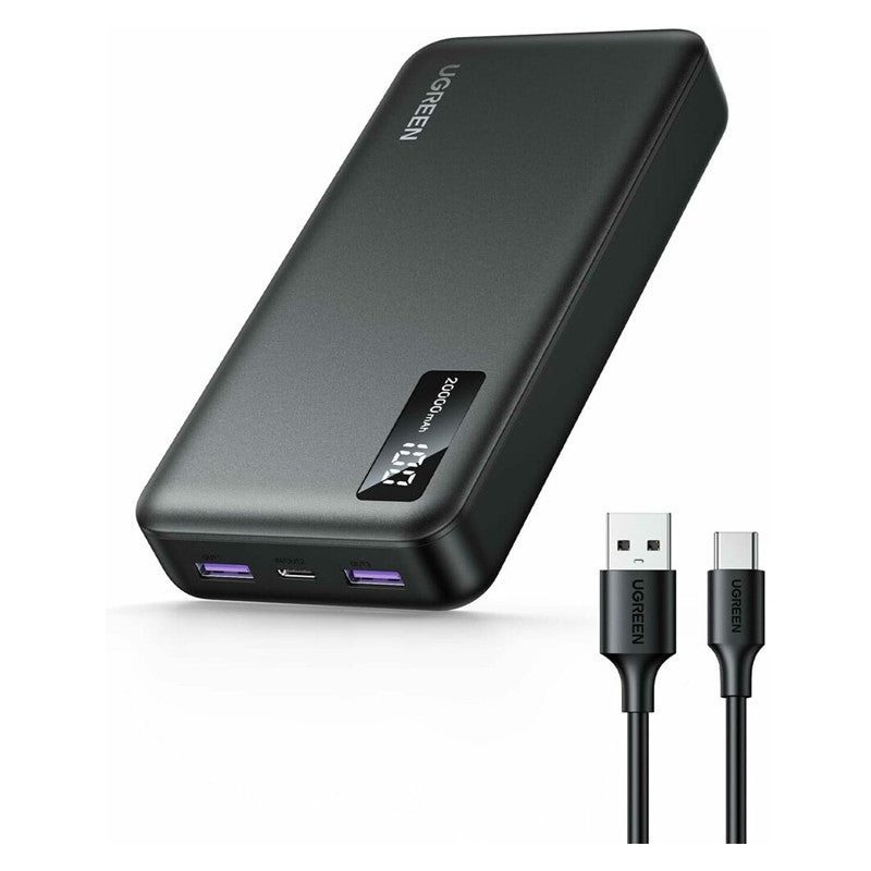 POWER BANK( Портативна батерия) PB312 20 000mAh PD 22.5W UGREEN - ЧЕРЕН