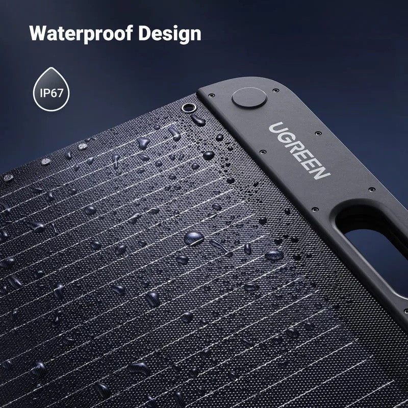 СОЛАРЕН ПАНЕЛ ЗА ЗАРЕЖДАЩИ СТАНЦИИ SC100 SOLAR PANEL 100W, 5.5A UGREEN