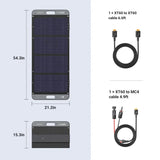 СОЛАРЕН ПАНЕЛ ЗА ЗАРЕЖДАЩИ СТАНЦИИ SC100 SOLAR PANEL 100W, 5.5A UGREEN