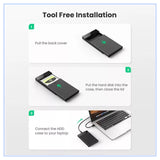 КУТИЯ ЗА HDD/SSD 2.5 С USB-C ПОРТ UGREEN