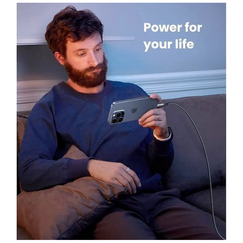 USB-C КЪМ USB-C КАБЕЛ ЗА ДАННИ И ЗАРЕЖДАНЕ – 60W 1м (US567) UGREEN - СИВ