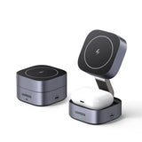 БЕЗЖИЧНО ЗАРЯДНО 3in1,МАГНИТ,7.5W/iOs W526 UGREEN