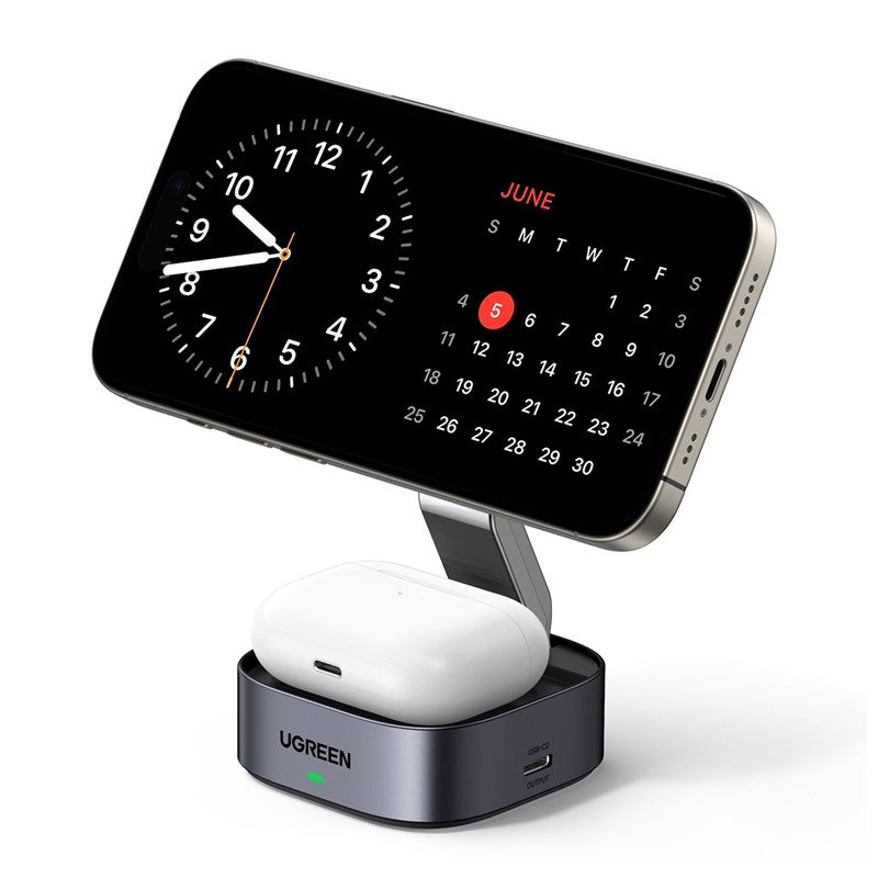 БЕЗЖИЧНО ЗАРЯДНО 3in1,МАГНИТ,7.5W/iOs W526 UGREEN