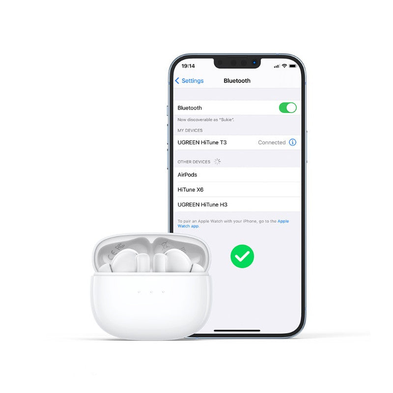 Безжични слушалки Т3 TWS ANC WS106 UGREEN -ЧЕРНИ