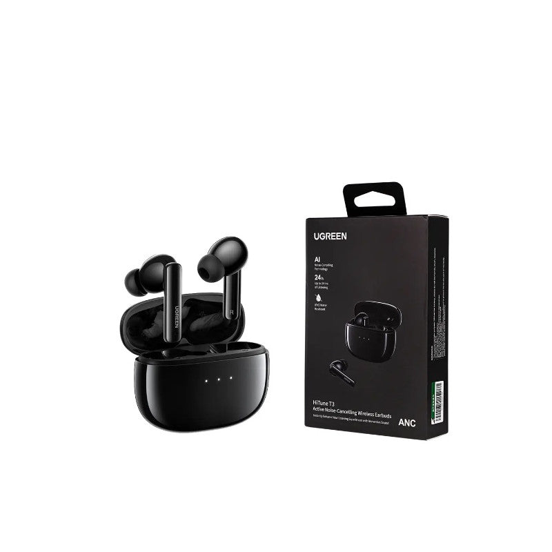 Безжични слушалки Т3 TWS ANC WS106 UGREEN -ЧЕРНИ