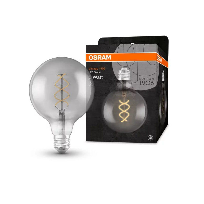 LED КРУШКА E27 5W 250LM GLOBE200 SMOKE VINTAGE OSRAM
