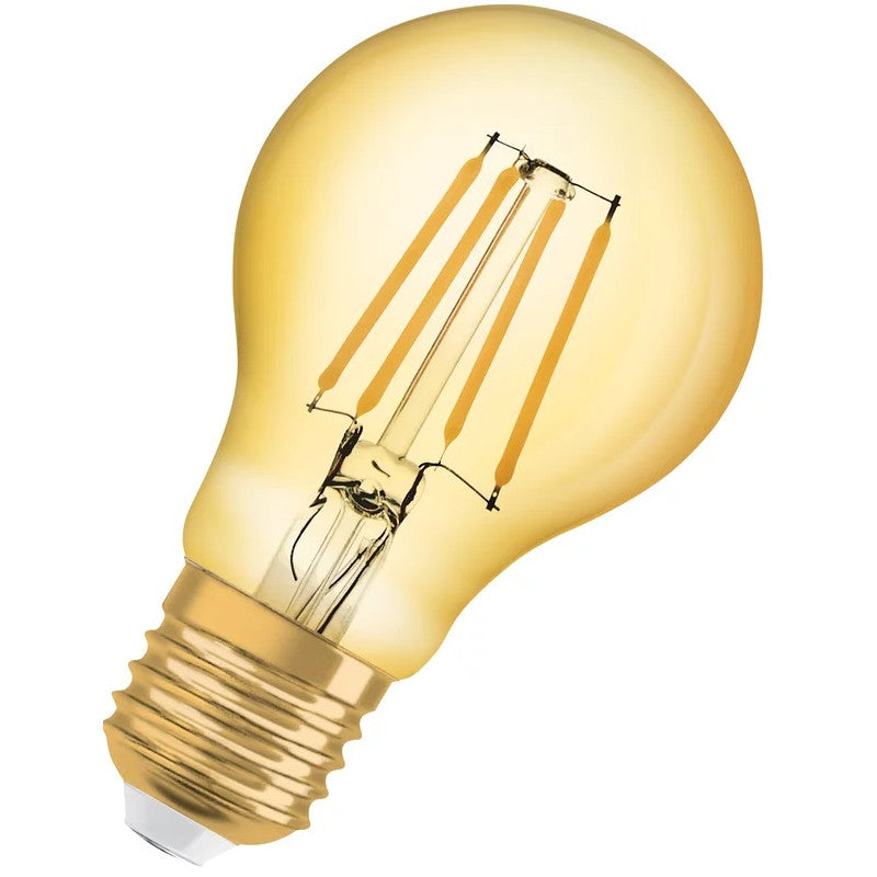 LED ЛАМПА VINTAGE 1906 LED CL A FIL GOLD 55/7W/825 E27 LEDVANCE